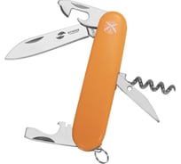 Перочинный нож STINGER 90 мм, 10 функций, материал рукояти АБС-пластик, оранжевый, в блистере FK-K5017-5PB