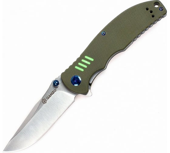 Нож Ganzo G7511 зеленый 1