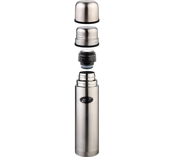 Термос Biostal 0.75 л, 2 чашки, стальной NB-750K2