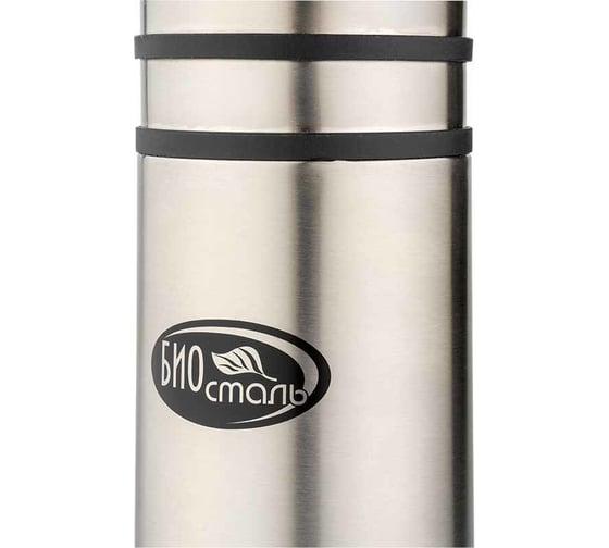 Термос Biostal 0.75 л, 2 чашки, стальной NB-750K2