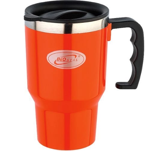 Кружка Biostal Авто 0.45 л, оранжевая NМP-450Р-O 1