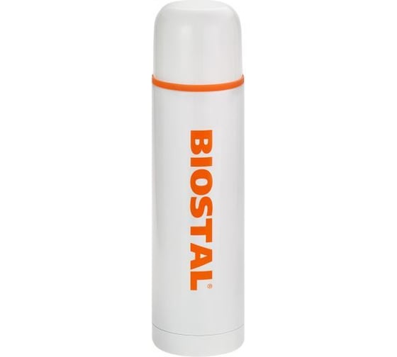 Термос Biostal Fler 1 л, белый NB-1000C-W