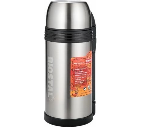 Универсальный термос для еды и напитков Biostal Спорт 1.8 л NGP-1800P