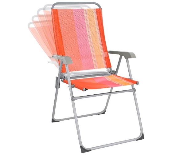 Кресло BOYSCOUT ORANGE 5 положений, АЛЮМИНИЕВЫЙ каркас, 67x59x100 см, 2,75 кг / 6 61176