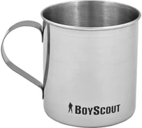 Кружка туристическая BOYSCOUT 300 мл НЕРЖАВЕЮЩАЯ СТАЛЬ /48 61153