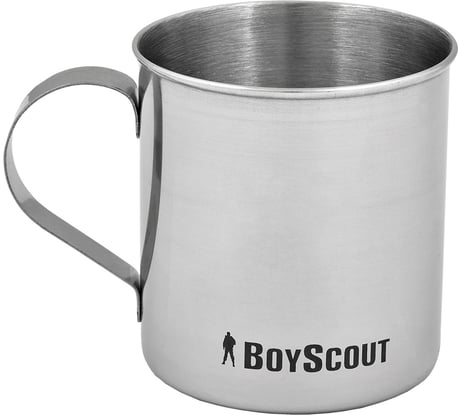 Кружка туристическая BOYSCOUT 300 мл НЕРЖАВЕЮЩАЯ СТАЛЬ /48 61153