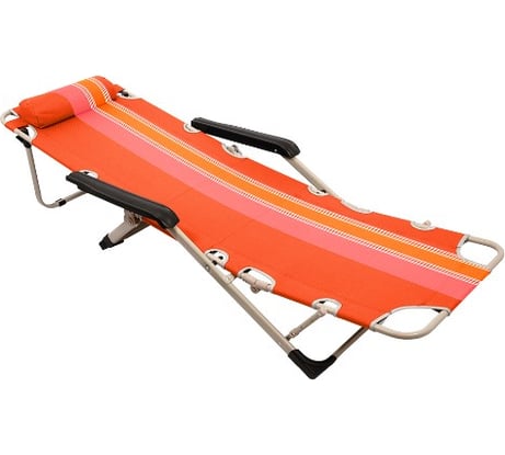 Кресло-шезлонг BOYSCOUT ORANGE 5 положений, стальной каркас, 177х65х37 см, 5,5 кг / 1 61175