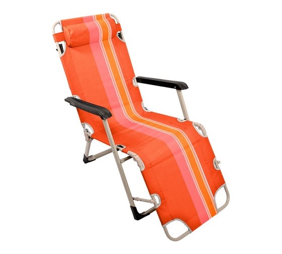Кресло-шезлонг BOYSCOUT ORANGE 5 положений, стальной каркас, 177х65х37 см, 5,5 кг / 1 61175