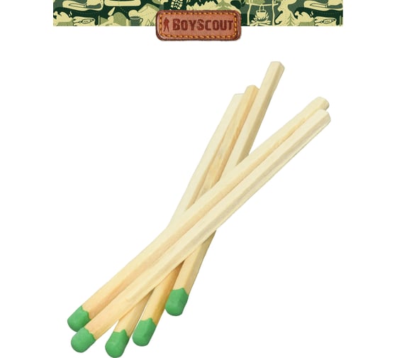 Костровые спички BOYSCOUT 90 мм, 30 шт /80/20 61029