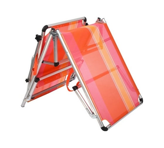 Шезлонг BOYSCOUT ORANGE 4 положения, алюминиевый каркас, 189x59x28 см, 5,2 кг  61188