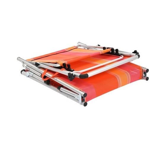 Шезлонг BOYSCOUT ORANGE 4 положения, алюминиевый каркас, 189x59x28 см, 5,2 кг  61188