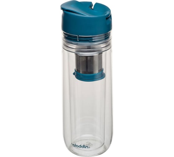 Бутылка для заваривания Aladdin Tea Infuser 0.35 л, синяя 10-01957-008