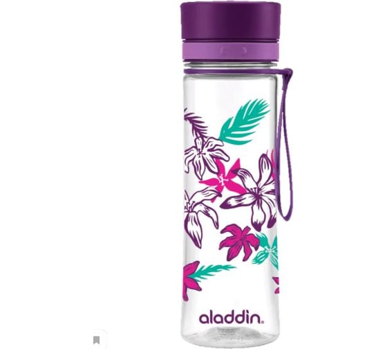 Бутылка для воды Aladdin Aveo 0.6 л, фиолетовая 10-01102-078