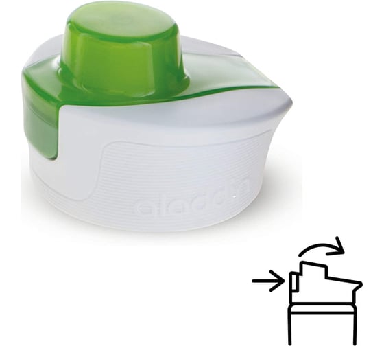 Бутылка для воды Aladdin Active Hydration 0.8 л, зеленая 10-02671-004