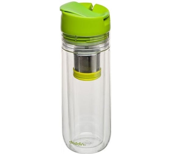 Бутылка для заваривания Aladdin Tea Infuser 0.35 л, зеленая 10-01957-007