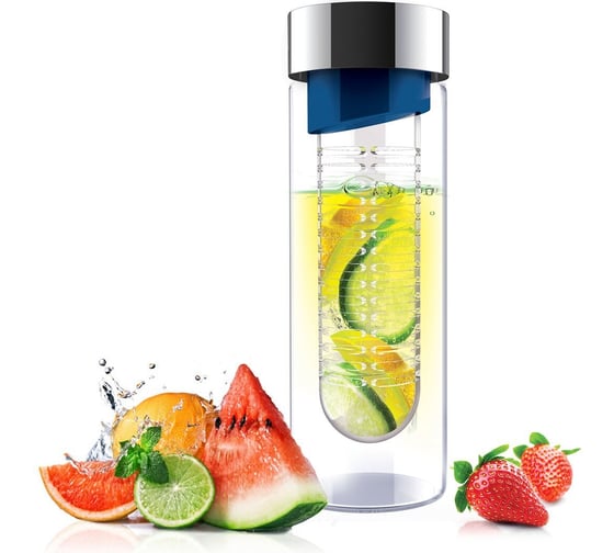 Бутылка Asobu Flavour it 0.48 л, голубая SWG11 blue-silver