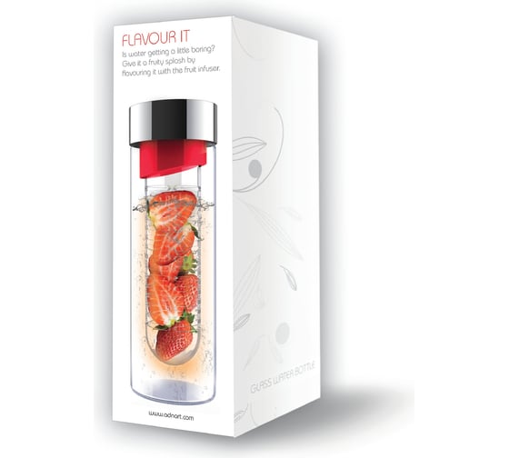 Бутылка Asobu  Flavour it 0.48 литра, зеленая SWG11 lime-silver