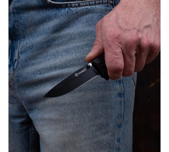 Нож Ganzo G620 черный G620b-1