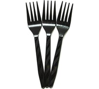 Вилки Волна веселья черный, 15 см, 10 шт 6225090
