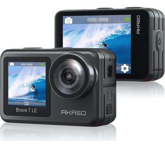 Экшн-камера AKASO brave 7 le черная SYYA0021-BK