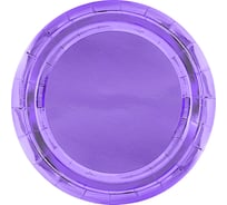 Тарелки Волна веселья 9''/23 см, Фиолетовый, Металлик, 6 шт. 6231876