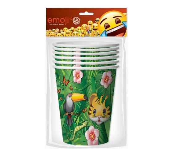 Стаканы Дон Баллон 255 мл, Смайл, Emoji, Джунгли, Зеленый, 6 шт. 6014936
