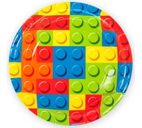 Тарелки Дон Баллон Конструктор 7''/18 см, Разноцветный, 6 шт 77225