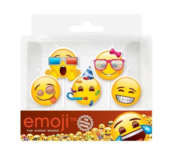 Тарелки Дон Баллон Смайл, Emoji, 9''/23 см, желтый, 6 шт 6014928