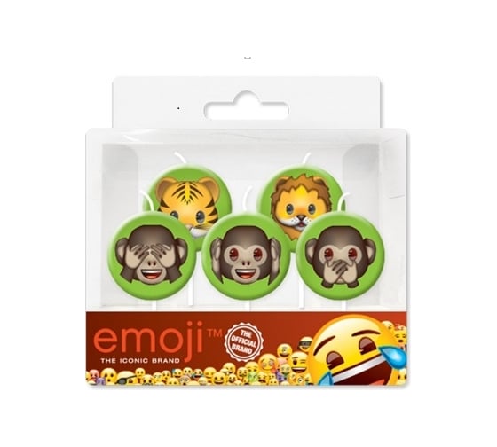 Тарелки Дон Баллон Смайл, Emoji, Джунгли, 9''/23 см, зеленый, 6 шт 6014934