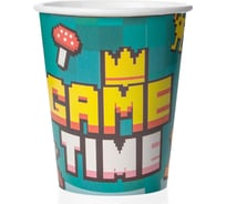 Стаканы Дон Баллон Game Time, Пиксели 250 мл, 6 шт 77317