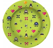 Тарелки Дон Баллон 7''/18 см, Космические пиксели, 6 шт 77334