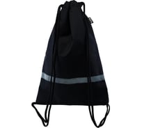 Мешок-рюкзак Tplus 470x330 мм, с двумя отделениями, оксфорд 600, чёрный T019650