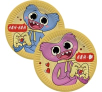 Тарелки Дон Баллон 7''/18 см, Зубакисси и Зубабасси, 6 шт 77403