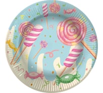 Тарелки Дон Баллон 7''/18 см, Сладости, 6 шт 77394