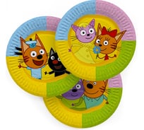 Тарелки Дон Баллон 7''/18 см, Три Кота, играем вместе, 6 шт 6014982