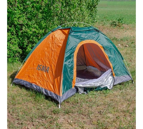 Кемпинговая двухместная палатка ISMA 200x140x110см) -LY-1622(56322) ISMA-LY-1622(56322)