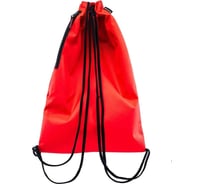 Мешок-рюкзак Tplus с карманом, оксфорд 600, красный T016933