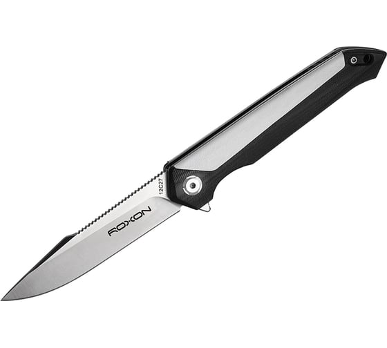 Складной нож Roxon K3, Sandvik Steel 12C27, белый K3-12C27-WH 1