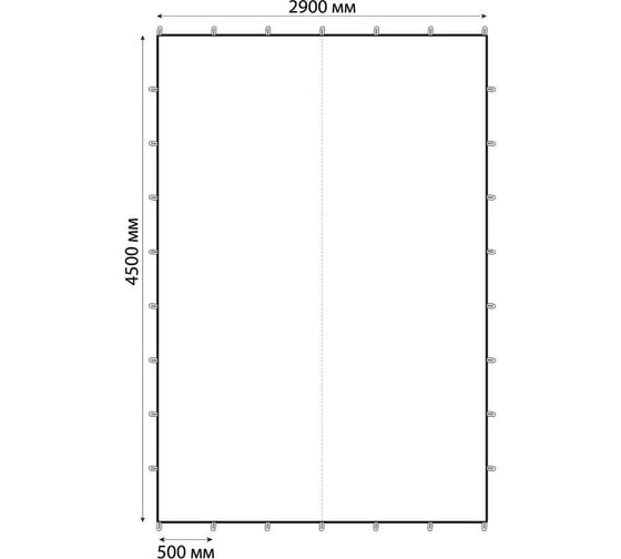 Туристический тент Tplus 4500x2900 мм, оксфорд 210, белый T021281