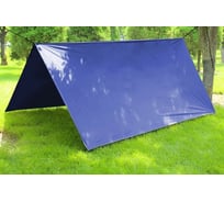 Туристический водонепроницаемый тент с проклеенными швами Tplus 3000x2900 мм, таффета 210 рип-стоп, синий T022601