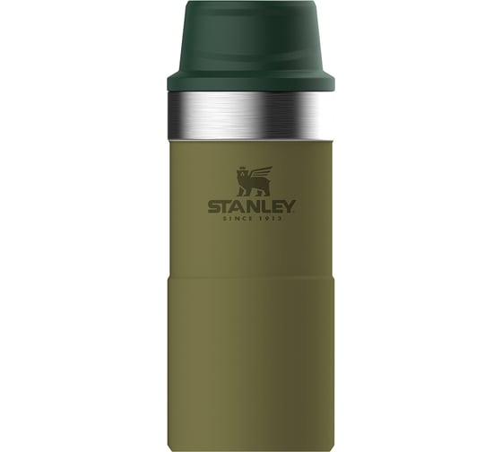 Термокружка Stanley Classic One hand 2.0, оливковая 10-06440-018