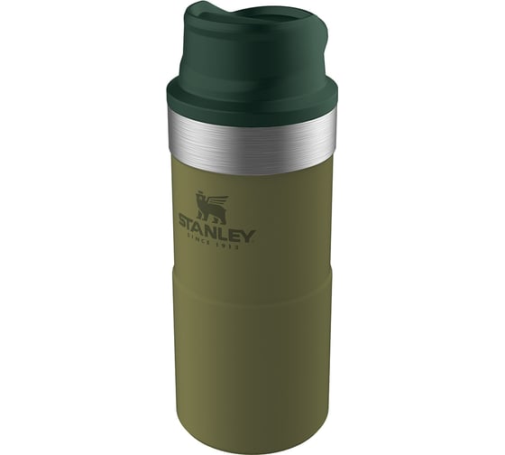 Термокружка Stanley Classic One hand 2.0, оливковая 10-06440-018