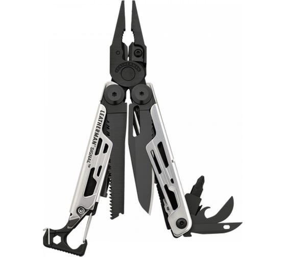 Мультитул Leatherman Signal, 19 функций, серебристо-черный 832625