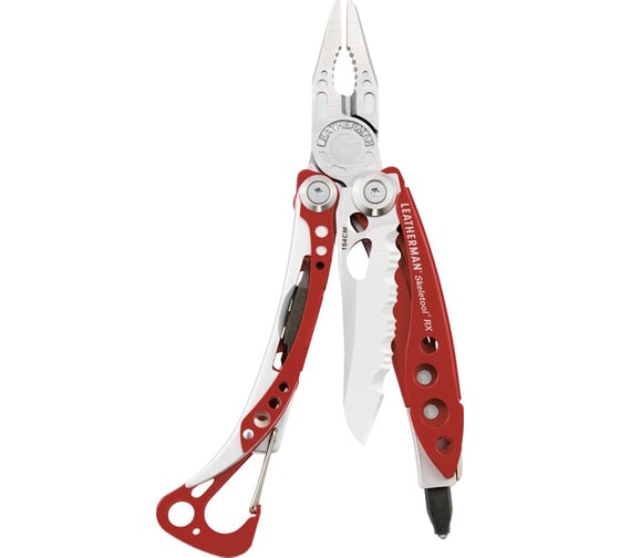Мультитул Leatherman Skeletool RX, 8 функций, красный 832312