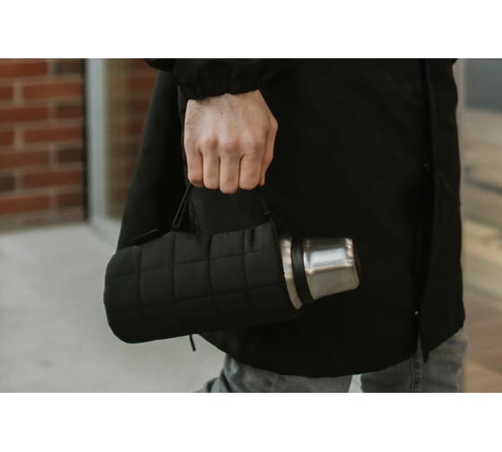 Чехол для термоса BOBBER черный Jacket F-1000 Black Coffee