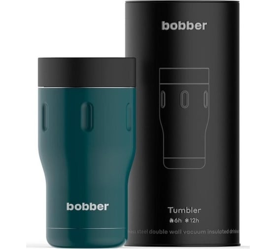 Питьевой вакуумный бытовой термос BOBBER 0.35 л Tumbler-350 Deep Teal