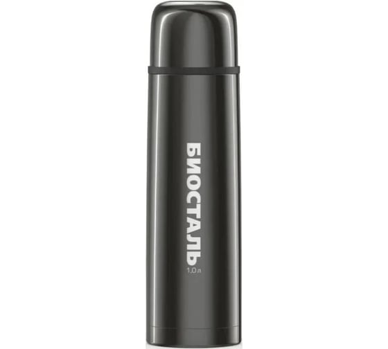 Термос Biostal 1 литр, вороненая сталь NB-1000V