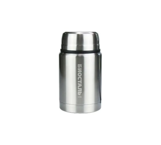 Термос для еды Biostal Охота 0.75 л, с термочехлом, стальной NTS-750B