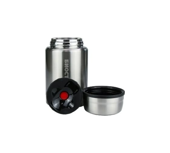 Термос для еды Biostal Охота 0.75 л, с термочехлом, стальной NTS-750B