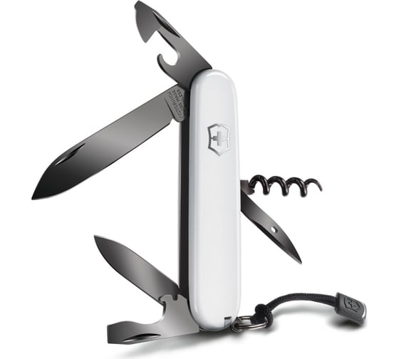 Нож Victorinox Spartan PS, 91 мм, 13 функций, белый, шнурок в комплекте 1.3603.7P